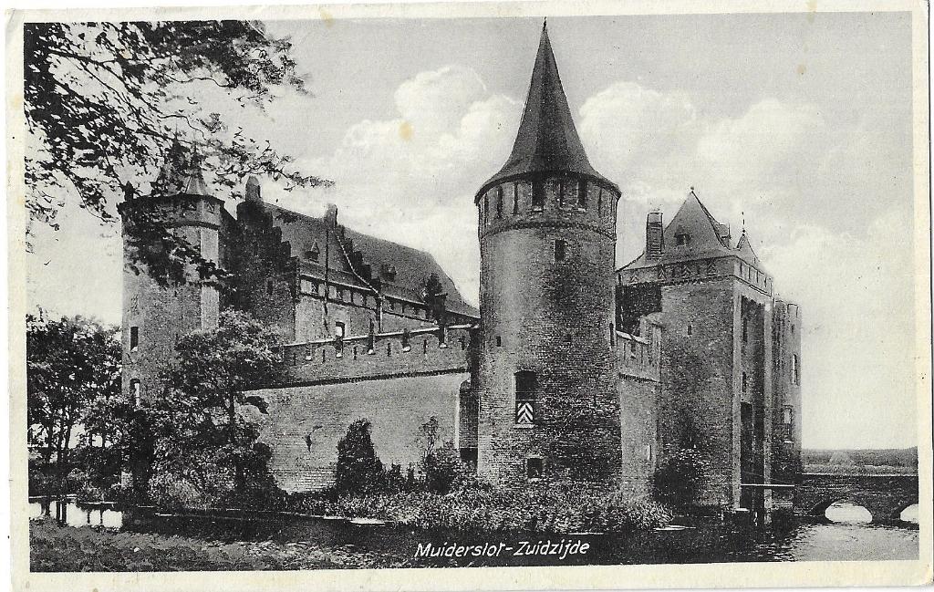AK Muiden - Muiderslot - Zuidzijde, Verzenden, 1960 tot 1980, Gelopen, Noord-Holland