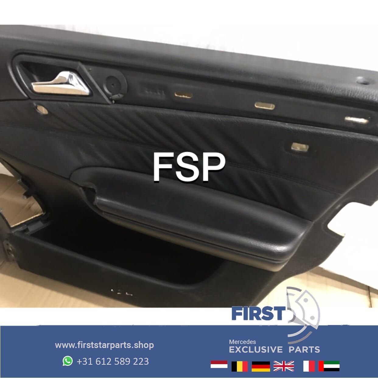 W203 DEURPANEEL Mercedes C KLASSE 2001-2007 DEUR PANEEL KAAR, Auto-onderdelen, Interieur en Bekleding, Gebruikt, -, Ophalen of Verzenden