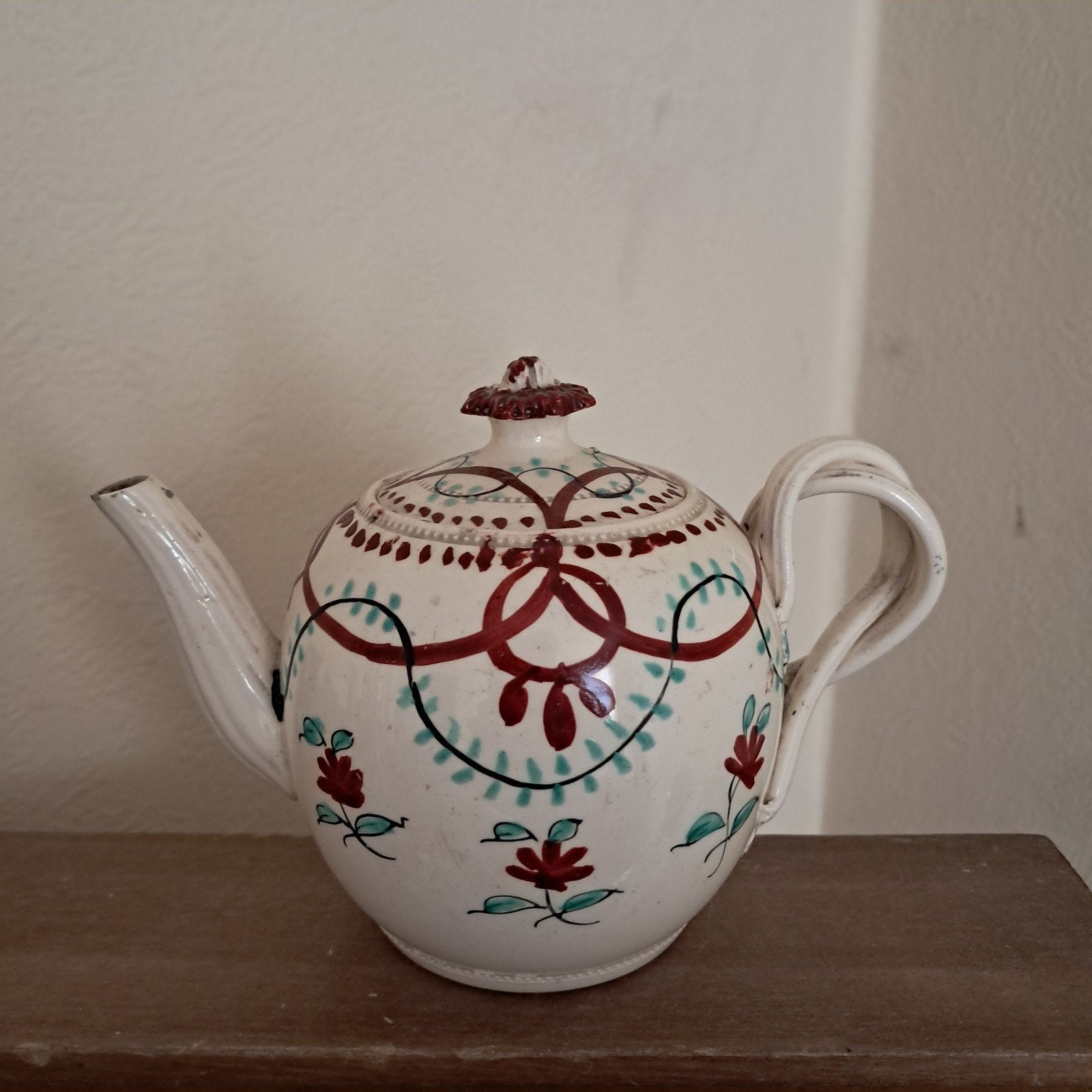 Creamware Engels 1820 trekpotje, Ophalen of Verzenden