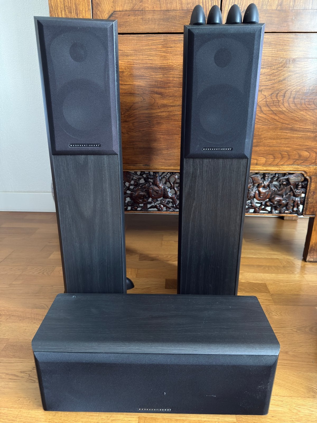 COMPLETE Mordaunt-Short HIFI / HOME CINEMA SET, Ophalen, Zo goed als nieuw, Speakerset, Mordaunt Short