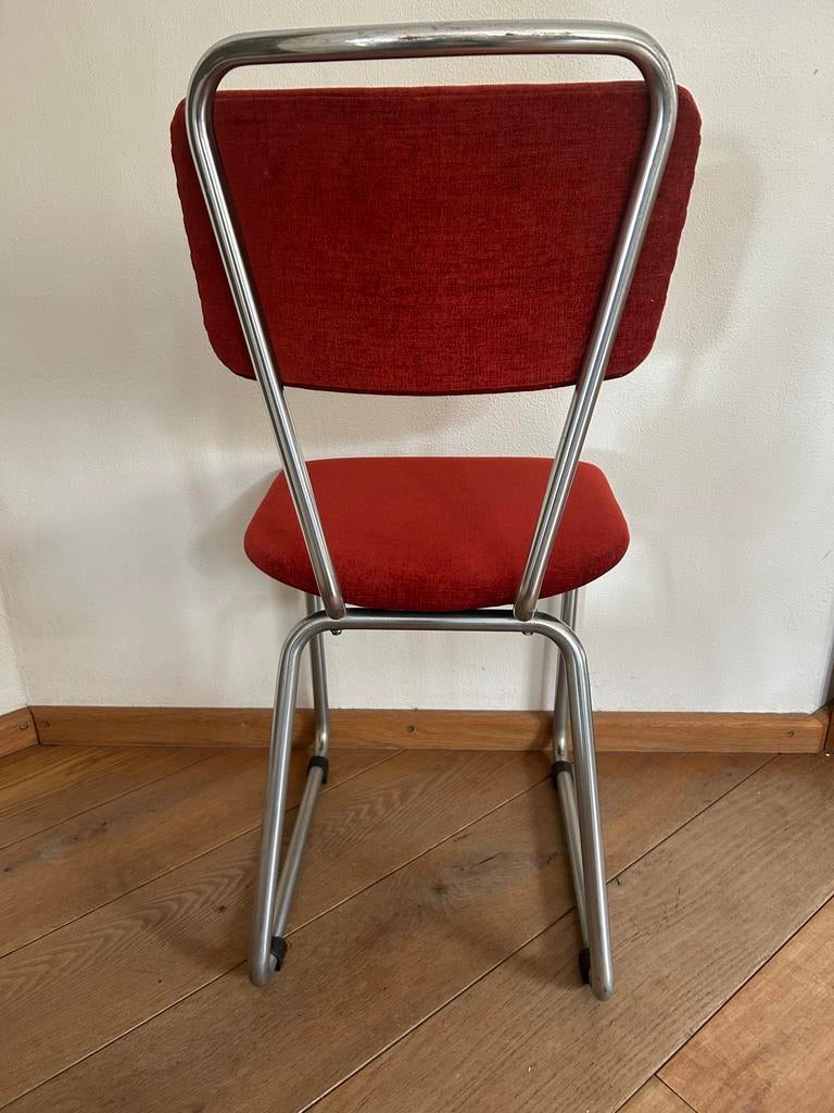 Gispen 114 stoel - Vintage design, Huis en Inrichting, Stoelen, Gebruikt, Ophalen of Verzenden, Metaal, Eén