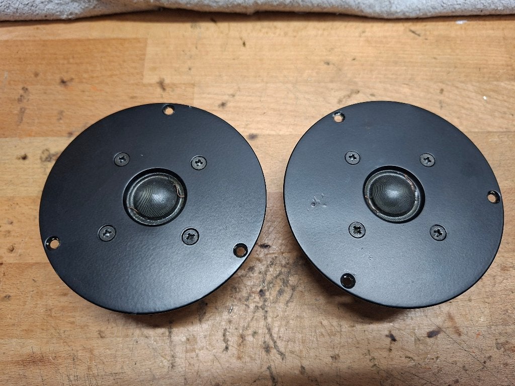 Dynaudio D-28AF Tweeters en een Dynaudio D-21AF Tweeters, Ophalen of Verzenden, Gebruikt, Overige merken