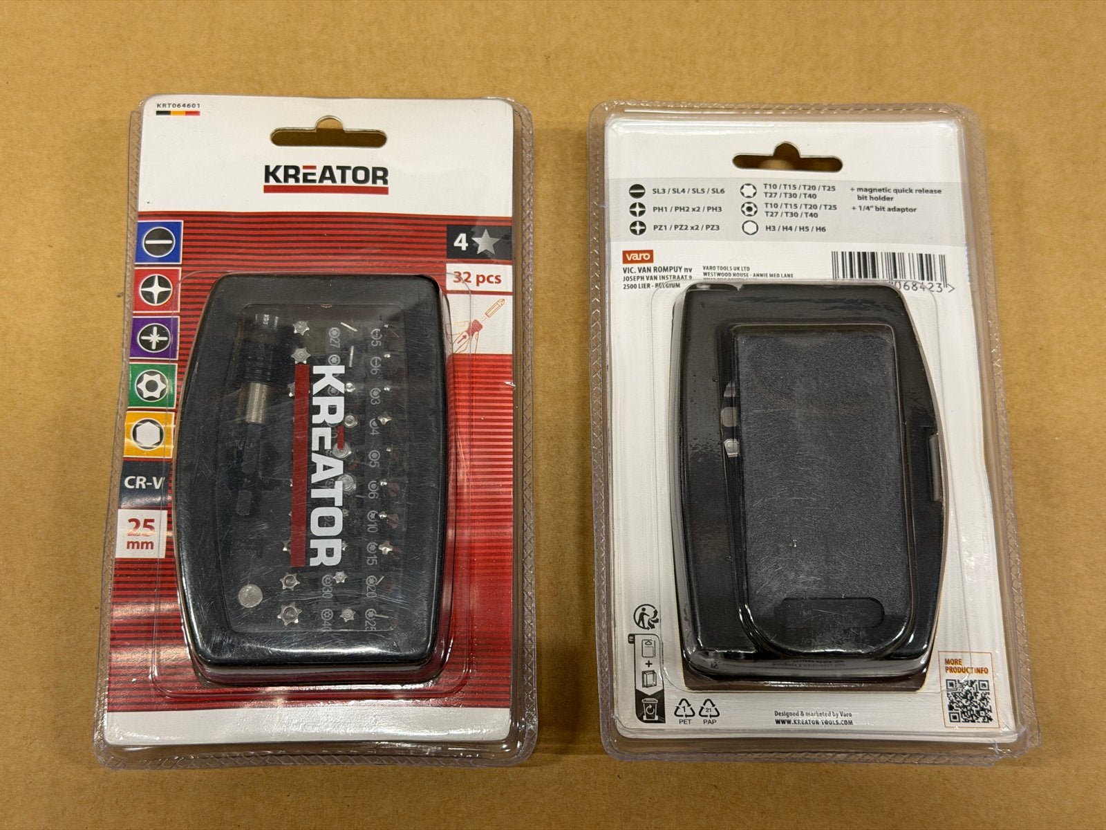 Nieuwe Kreator 32-delige CR-V bitset KRT064601, Ophalen of Verzenden, Nieuw, Bitset, Overige merken