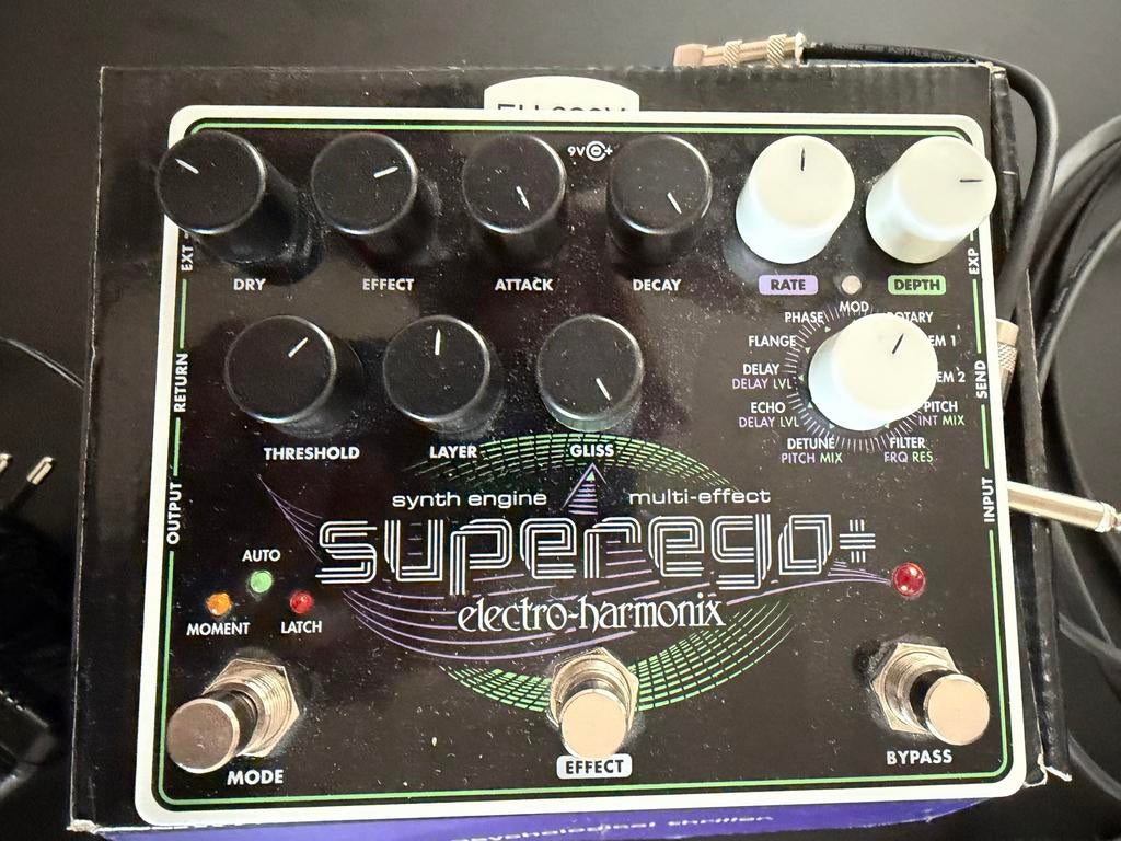 EHX Superego + Triple Foot Controller + TRS kabel, Ophalen of Verzenden, Zo goed als nieuw, Overige typen