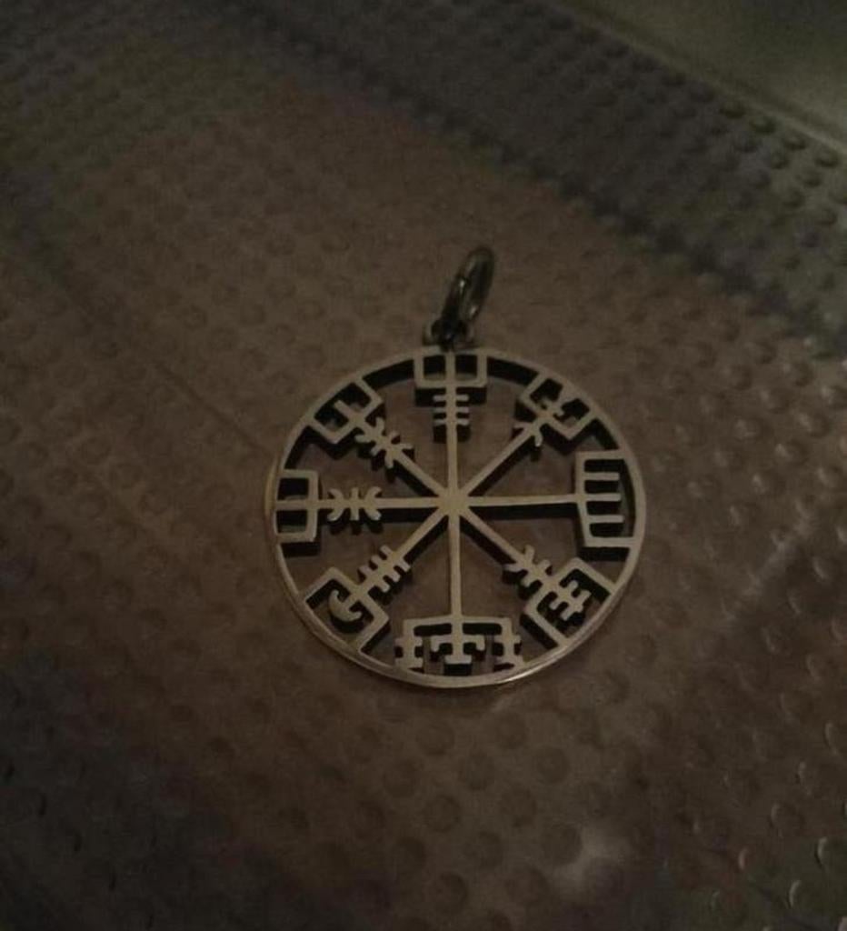 Ketting Hanger Outlaws Amsterdam - Vegvisir Kompas, Ophalen of Verzenden