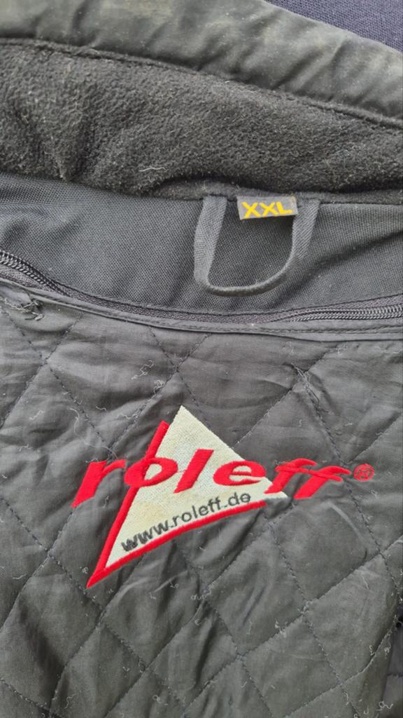 Roleff motorjack, Scotchlite 3M Windtex, maat XXL, Motoren, Kleding | Motorkleding, Ophalen, Tweedehands, Jas | textiel