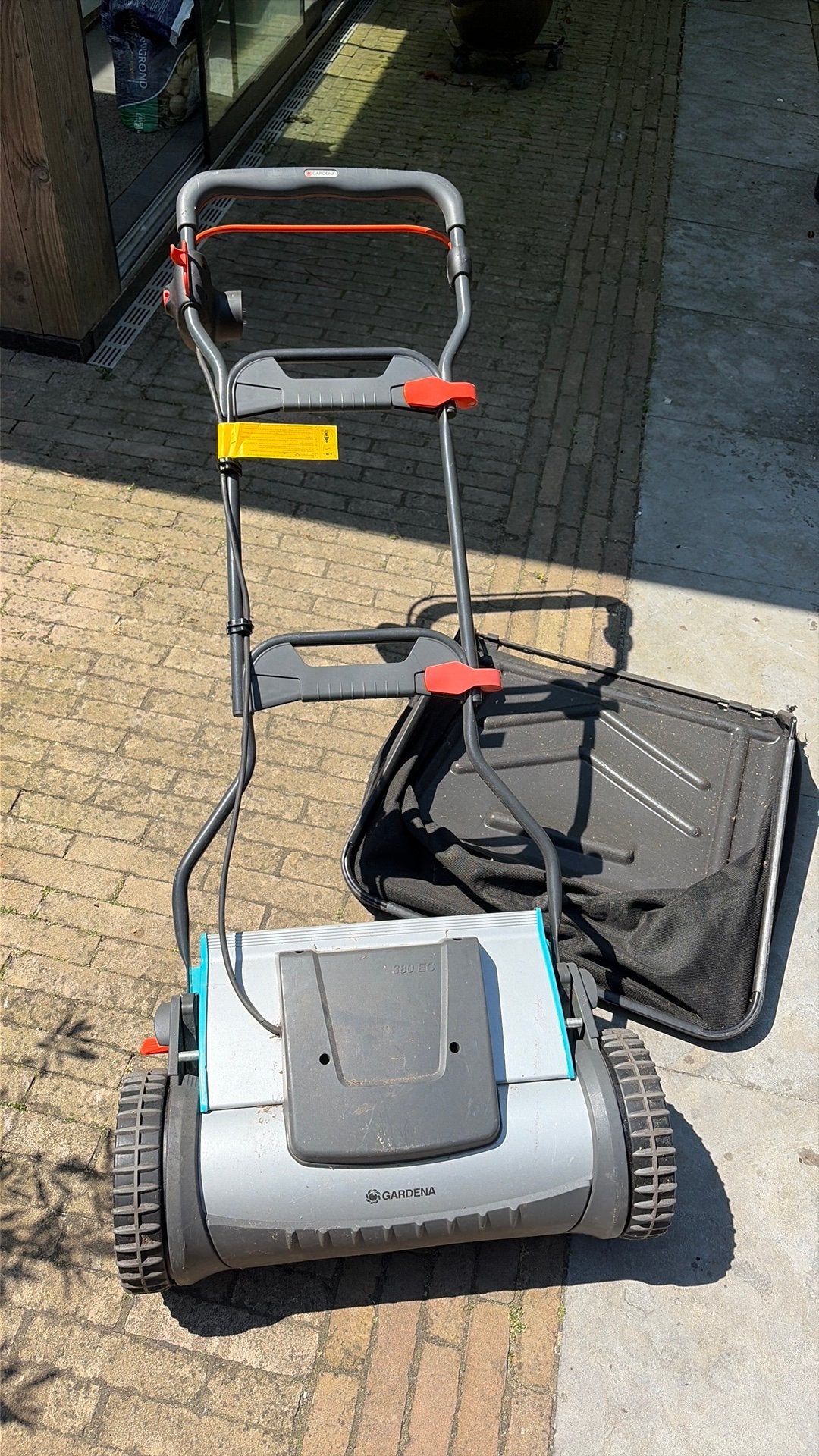 Kooimaaier; gardena; 38cm maaibreedte, Tuin en Terras, Grasmaaiers, Kooimesmaaier, Ophalen, Zo goed als nieuw