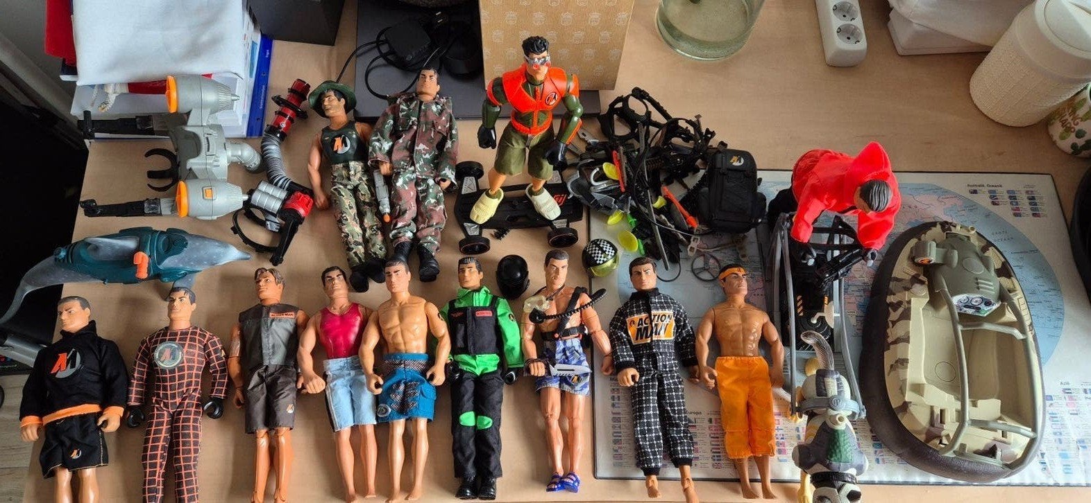 Grote collectie Action Man figuren en accessoires, Ophalen of Verzenden