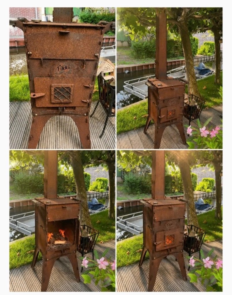 Fikki bbq, buitenkachel en pizza-oven in 1, Ophalen