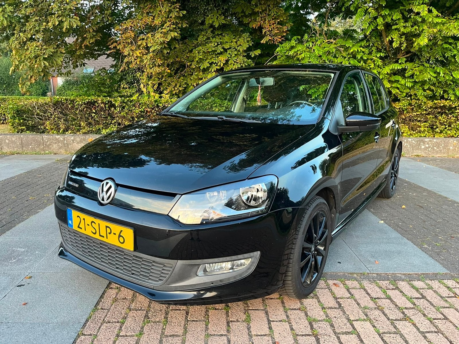 Volkswagen Polo 1.2 TDI 55KW BM 2011 Zwart, Auto's, Volkswagen, Voorwielaandrijving, 74 pk, 1199 cc, 96 €/maand
