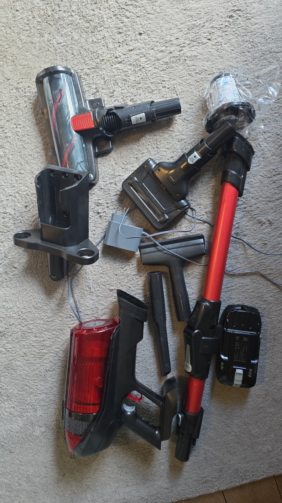 Rowenta X-Force Flex 12.60 Steelstofzuiger met accessoires, Witgoed en Apparatuur, Stofzuigers, Ophalen of Verzenden, Zo goed als nieuw