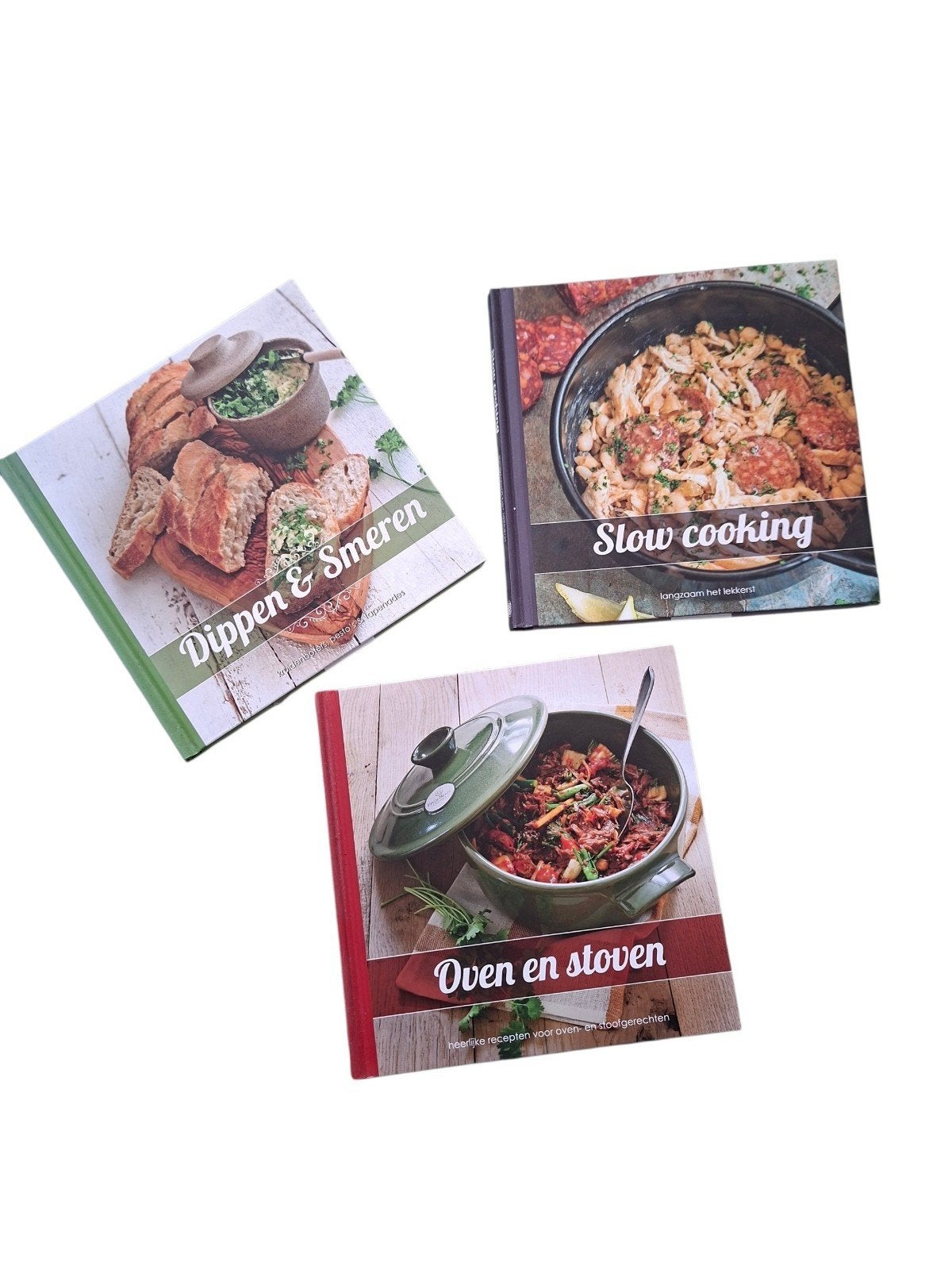 Kookboeken: Dippen & Smeren, Slow Cooking, Oven en Stoven, Ophalen, Voorgerechten en Soepen, Diverse auteurs, Zo goed als nieuw