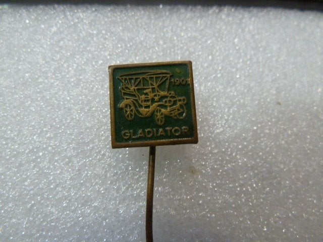 Vintage Gladiator 1901 Auto Speldje/Pin, Ophalen of Verzenden, Gebruikt, Transport, Speldje of Pin