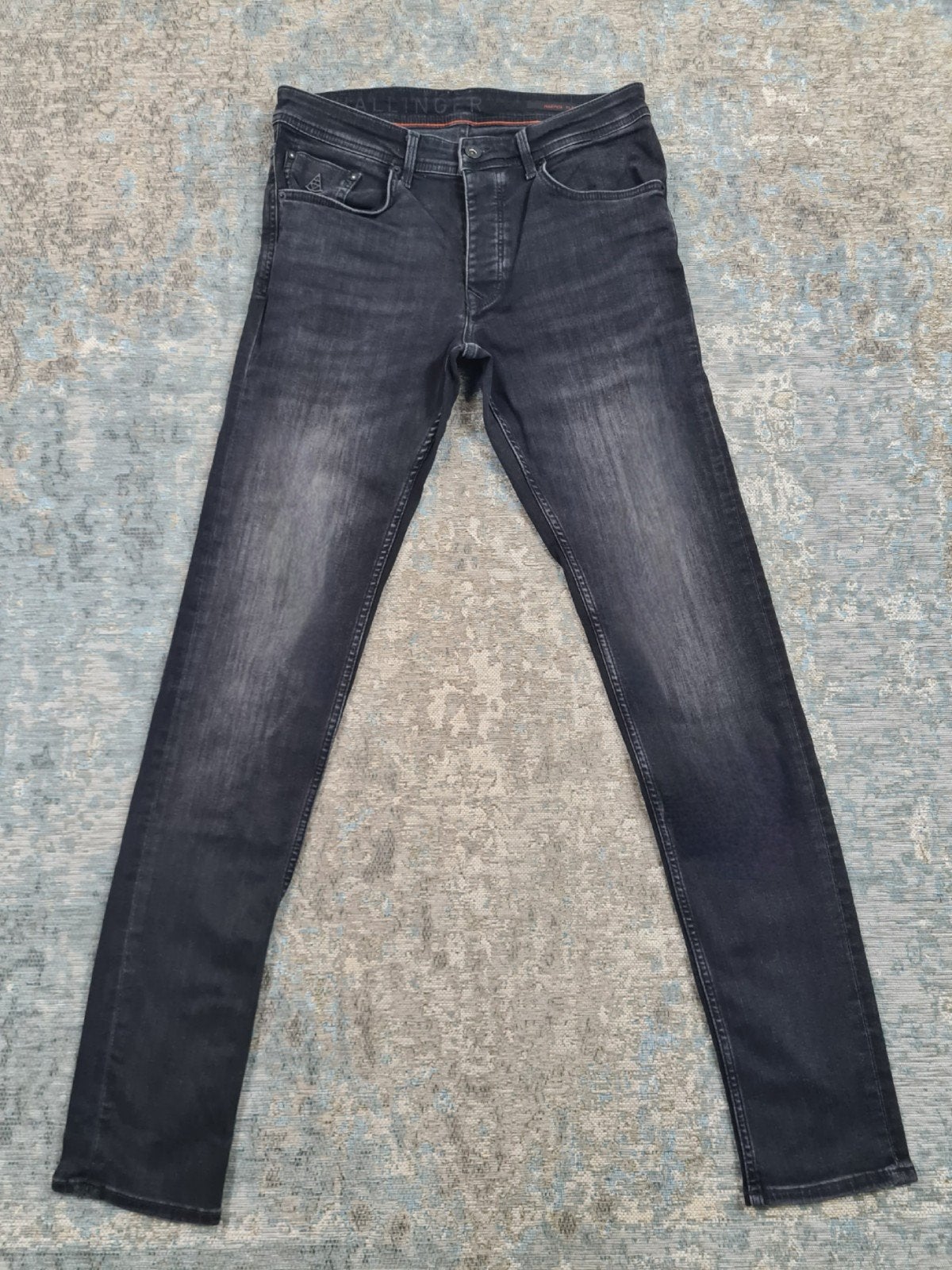 Hallinger HARPER W30 L34 Slim STRETCH Bronno3034, Kleding | Heren, Verzenden, Hallinger, Zwart, New Yorkstraat 74-75, 1175 RD Lijnden
