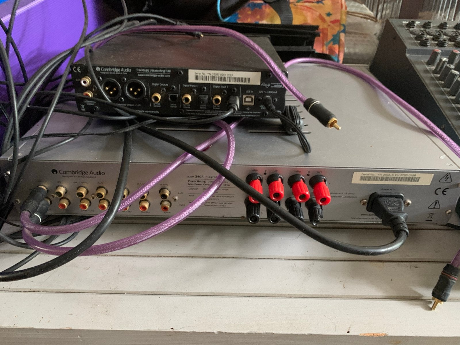 Cambridge Audio DAC en Versterker, Ophalen of Verzenden, Gebruikt, Overige merken