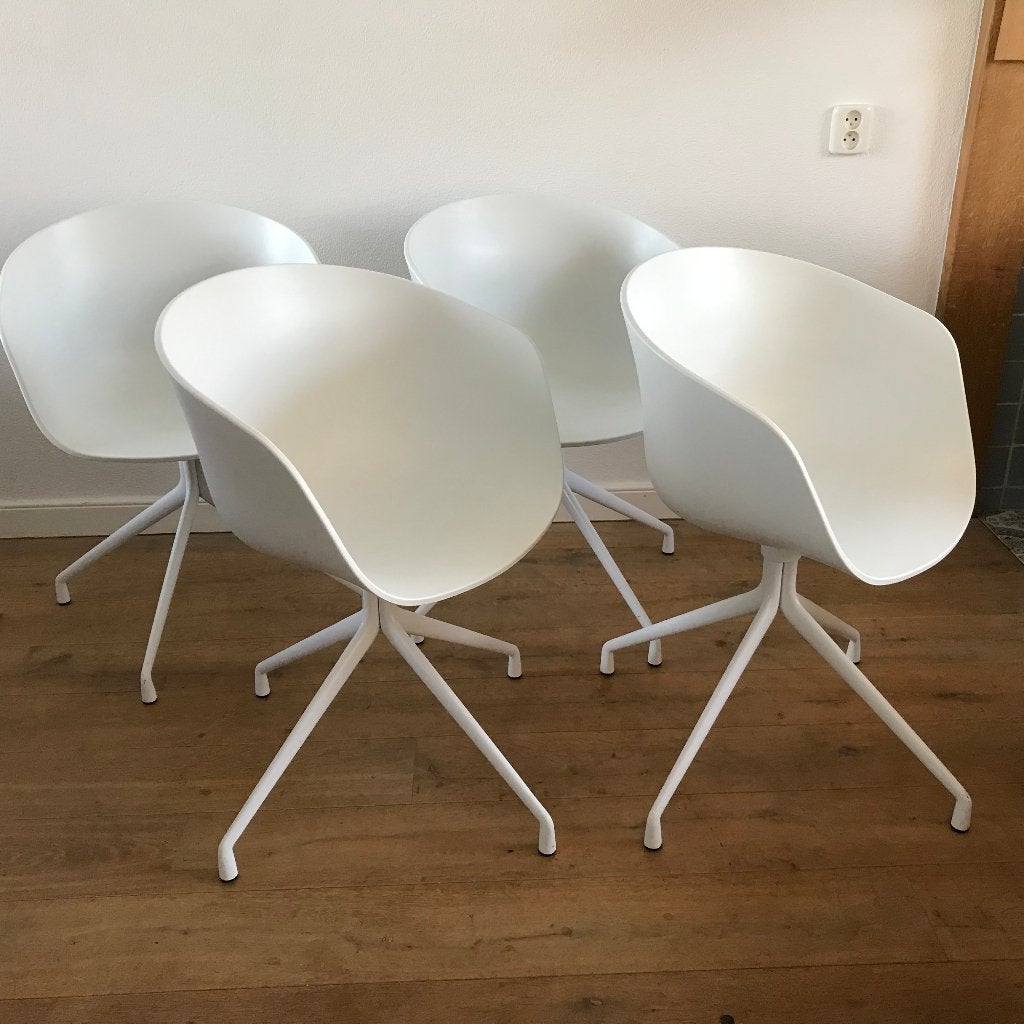 4 Hay AAC 222 22 223 stoel chair design modern wit, Ophalen, Gebruikt, Wit, Nvt