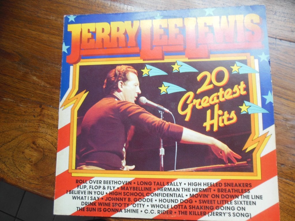 lp rock n roll jerry lee lewis 20 greatest hits vinyl record, Cd's en Dvd's, Vinyl | Rock, LP, Gebruikt, Ophalen of Verzenden