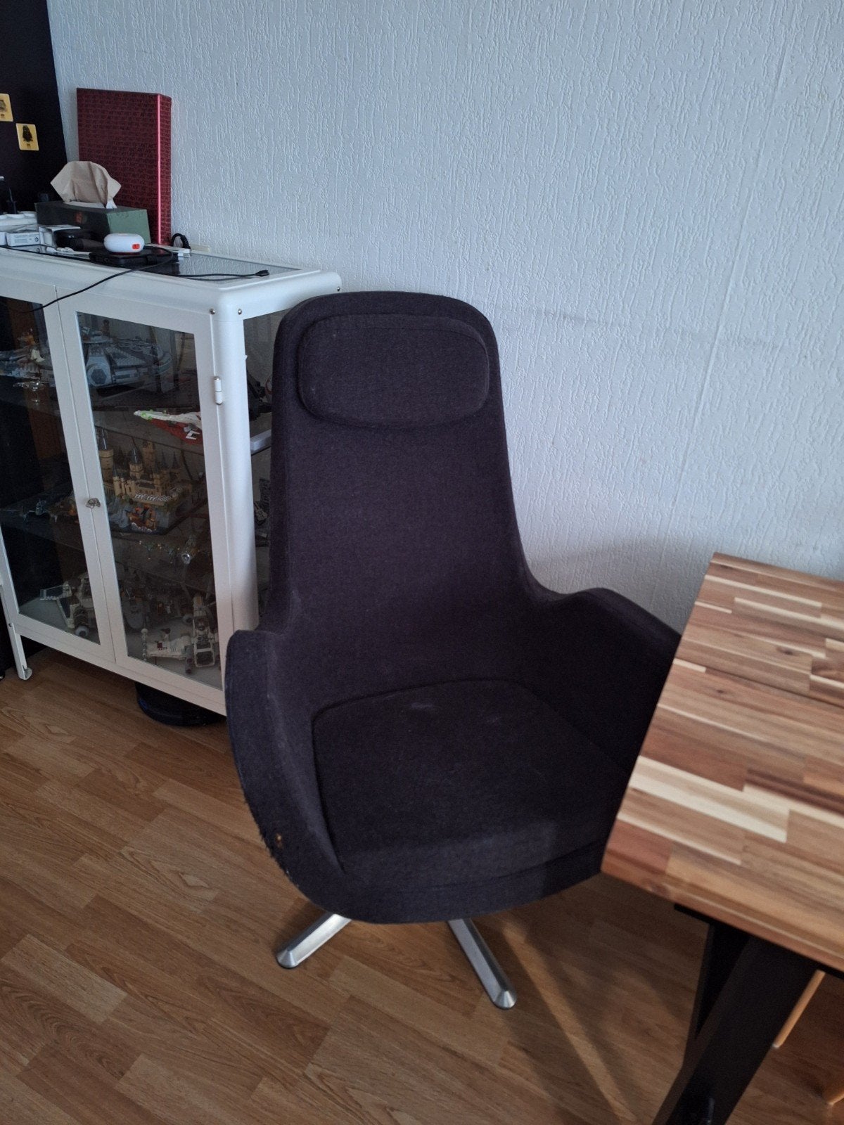 Ikea KARLSTAD / HAVBERG draai stoel, Ophalen, Gebruikt, Minder dan 75 cm, 75 tot 100 cm
