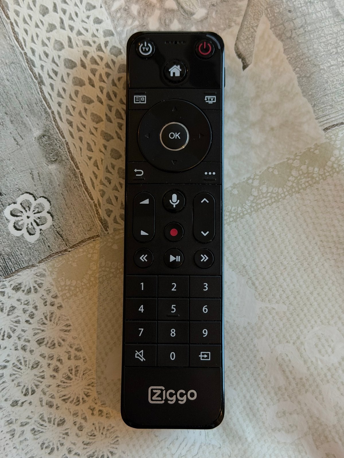 Originele Ziggo Mediabox Next afstandsbediening, Ophalen of Verzenden, Zo goed als nieuw, Origineel, Mediaspeler