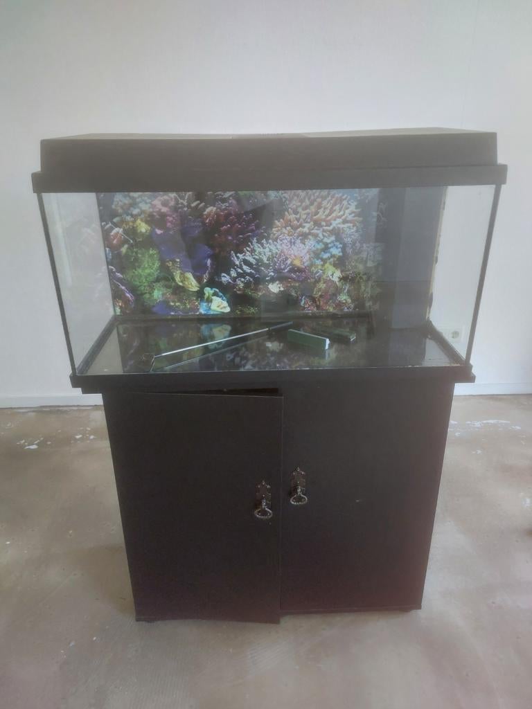Nette aquarium te koop aangeboden., Ophalen, Zo goed als nieuw, Leeg aquarium