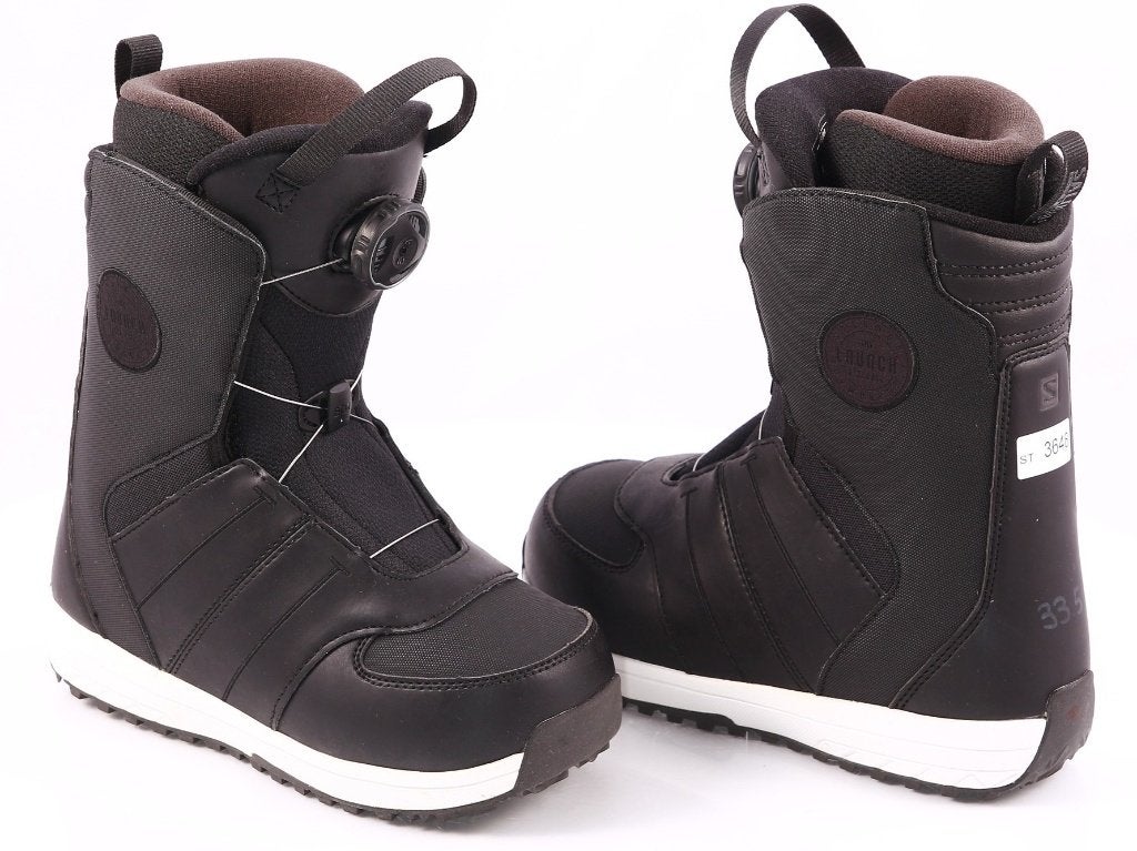 31 33 35 36 EU kinder snowboard schoenen SALOMON LAUNCH BOA, Verzenden, Gebruikt, Schoenen