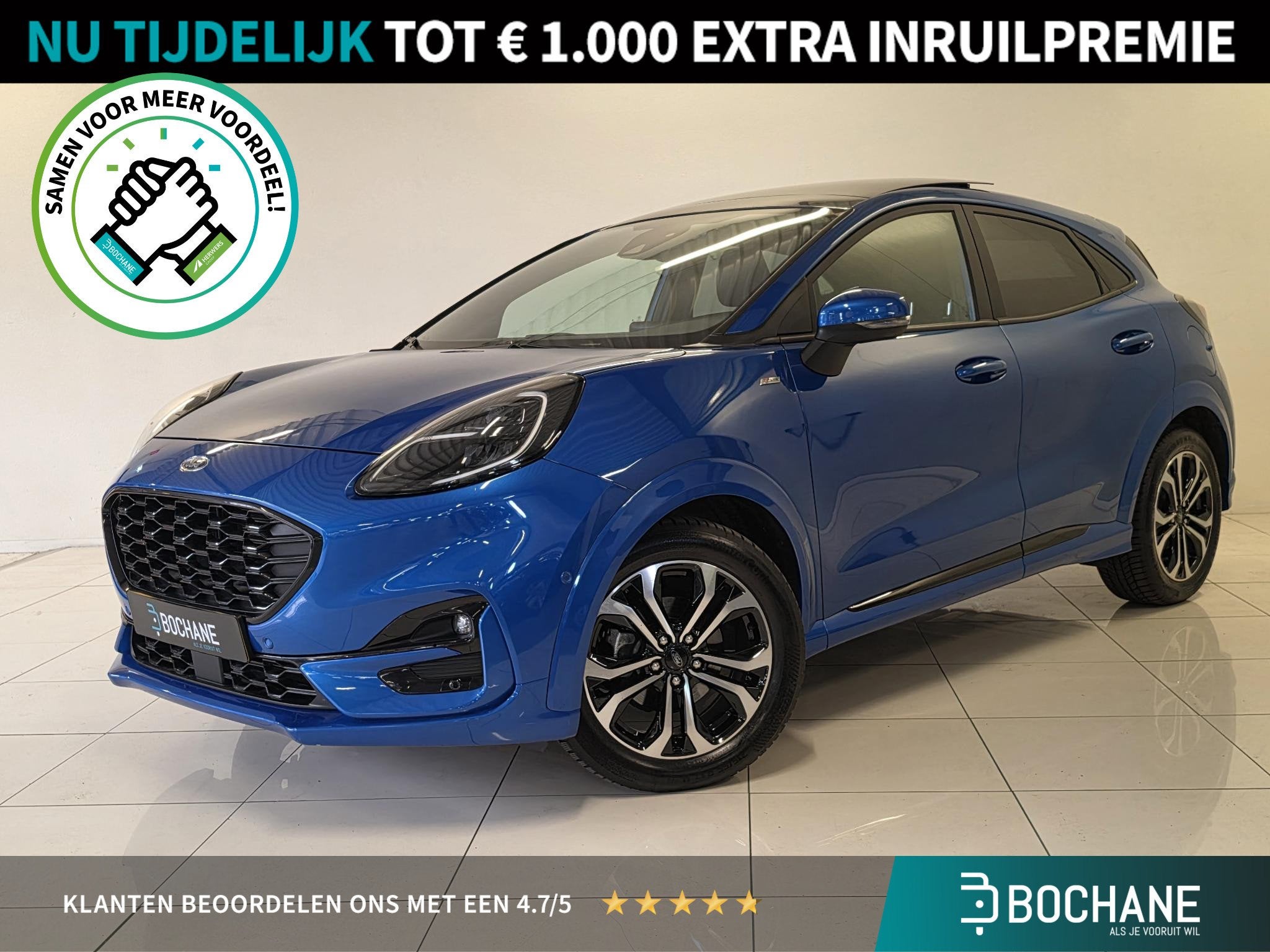 Ford Puma 1.0 EcoBoost Hybrid ST-Line X | Pano | Carplay | N