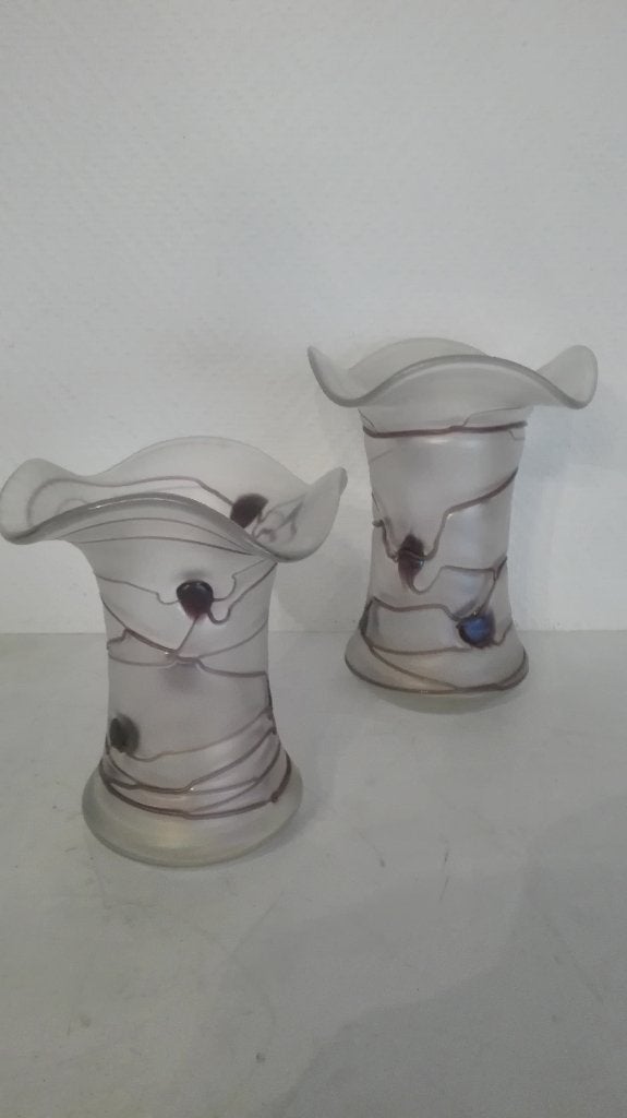 paar art nouveau vazen, Ophalen