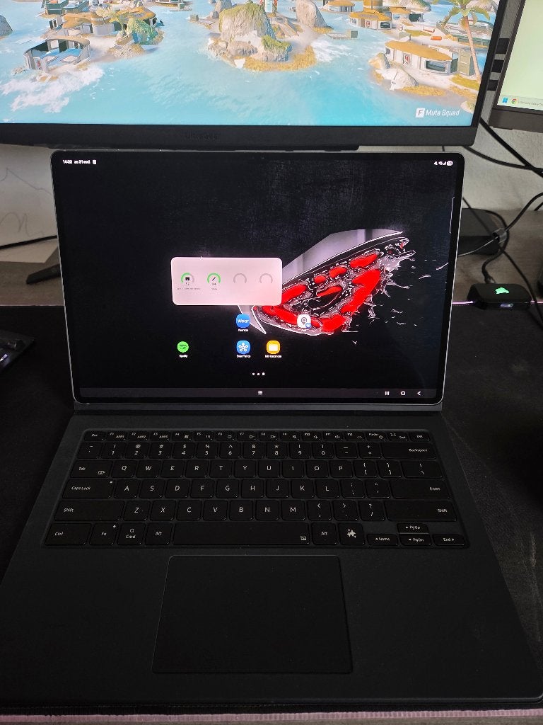Samsung Galaxy Tab S10 Ultra 5G 512GB + Samsung Keyboard, Computers en Software, Android Tablets, Ophalen, Zo goed als nieuw