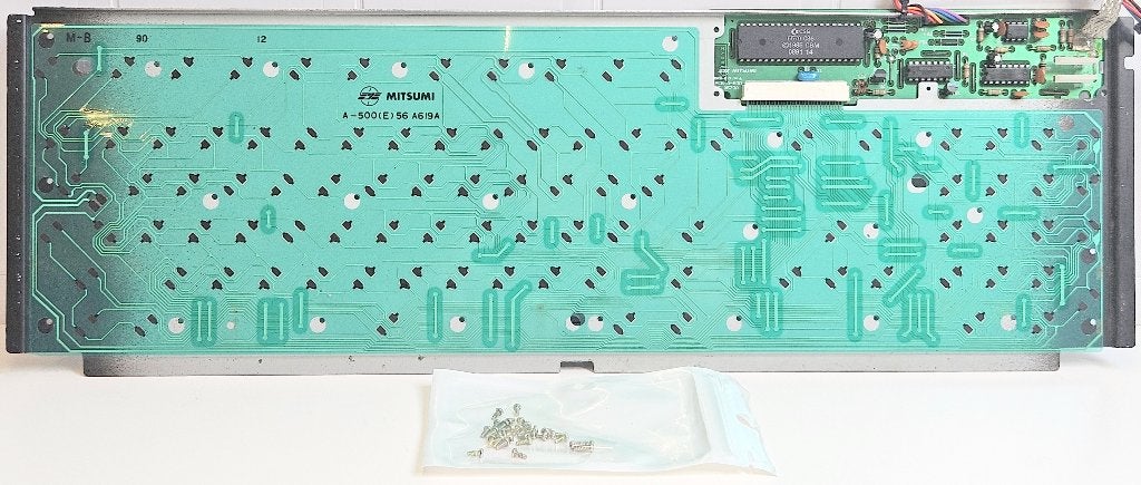 Amiga 500 Mitsumi toetsenbord binnenwerk A619A RED GRN LED, Computers en Software, Ophalen of Verzenden