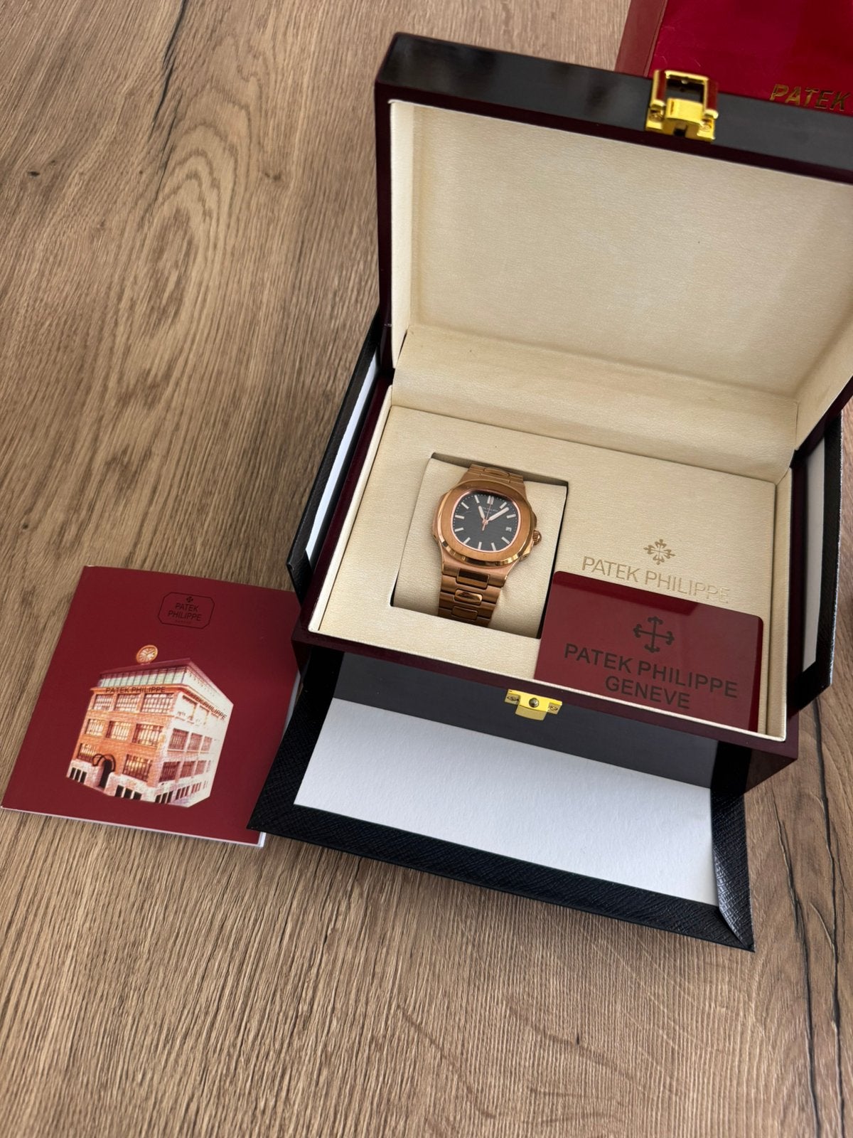 Patek pihilippe nautilus, Sieraden, Tassen en Uiterlijk, Horloges | Heren, Staal, Staal, Polshorloge, Zo goed als nieuw