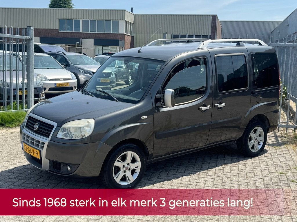 Fiat Doblò 1.4 Malibu 5 persoons! NL AUTO NAP! Airco l PDC, Auto's, Fiat, Voorwielaandrijving, Parkeersensor, Stof, Gebruikt