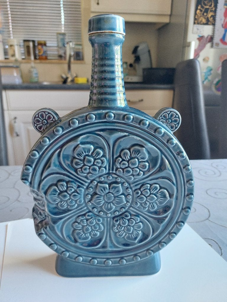 Likeurfles uit Zuid-Korea, Huis en Inrichting, Ophalen, Zo goed als nieuw, Blauw, Overige materialen