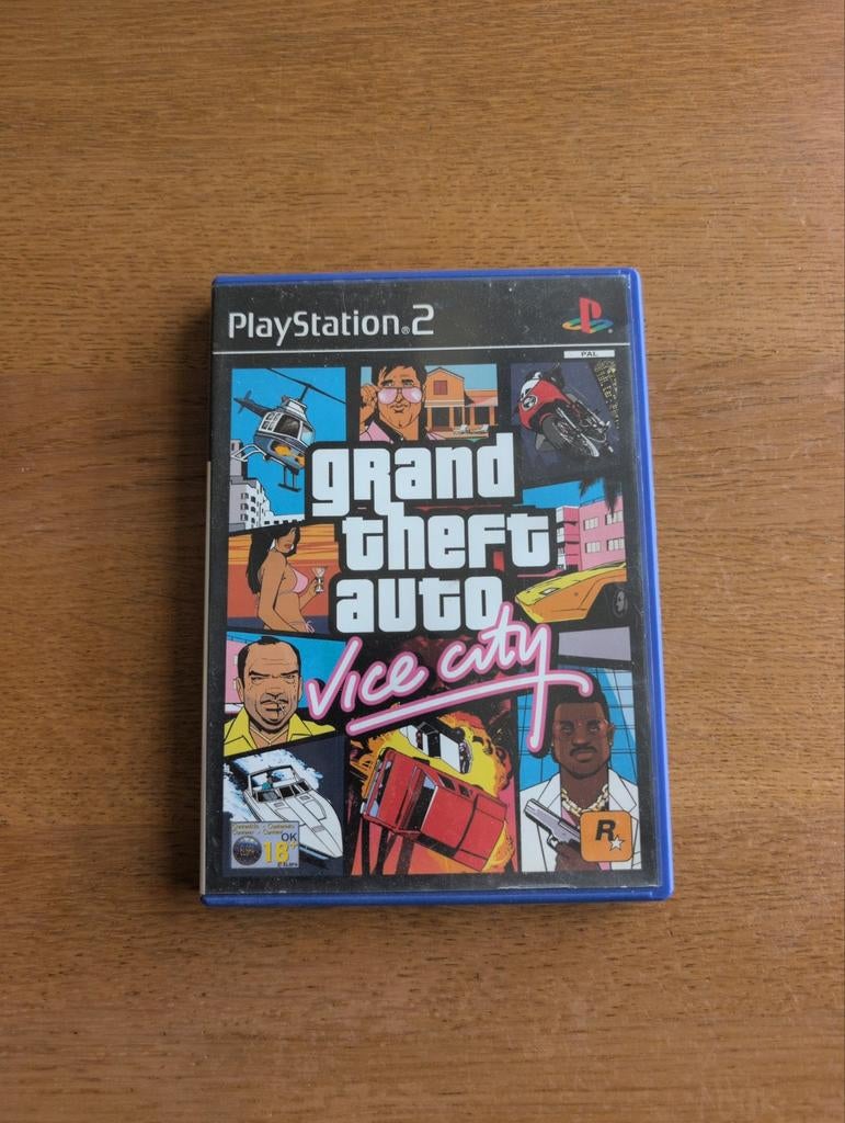 GTA Vice City. Incl boekje en poster, Avontuur en Actie, Gebruikt, Vanaf 18 jaar, 1 speler