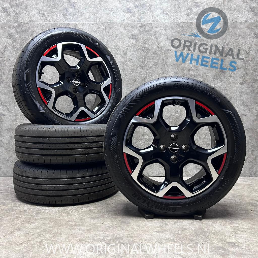 NIEUWE 18 inch originele velgen + zomerbanden Opel Mokka, 18 inch, 215 mm, Banden en Velgen, Nieuw