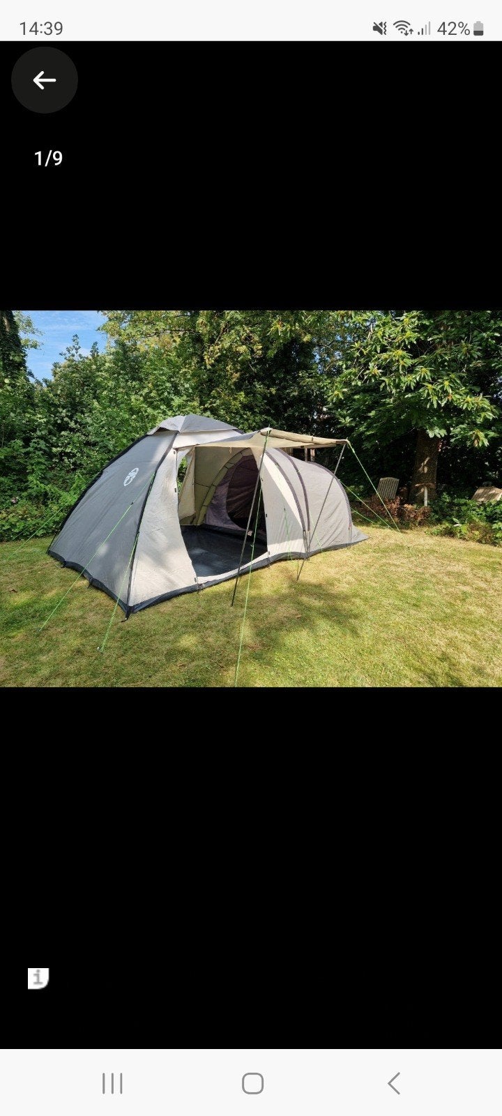 Coleman waterfall 5 5 personen tent, Ophalen of Verzenden, Zo goed als nieuw