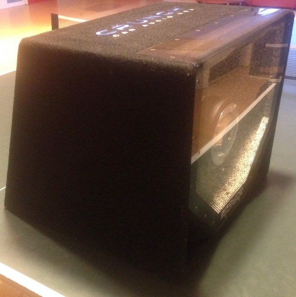 Crunch Car Audio - USA  / Ground Pounder + Amp 'McHammer', Ophalen, Zo goed als nieuw