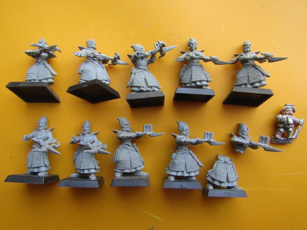 Dark Elf Warriors x10 - Darkshards (2), Verzenden, Zo goed als nieuw, Warhammer, Figuurtje(s)