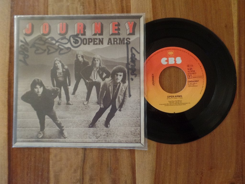 single  Journey - Open Arms, Ophalen of Verzenden, Gebruikt, 7 inch, Rock en Metal