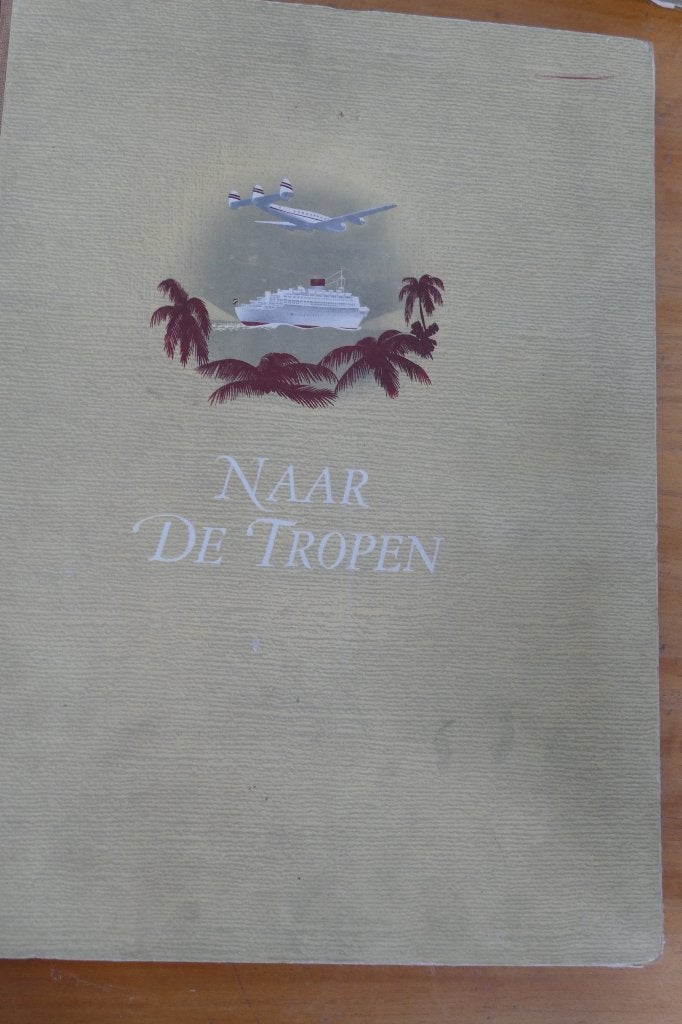 Naar de tropen (plaatjesalbum van Douwe Egberts), Ophalen of Verzenden, Gelezen, Plaatjesalbum