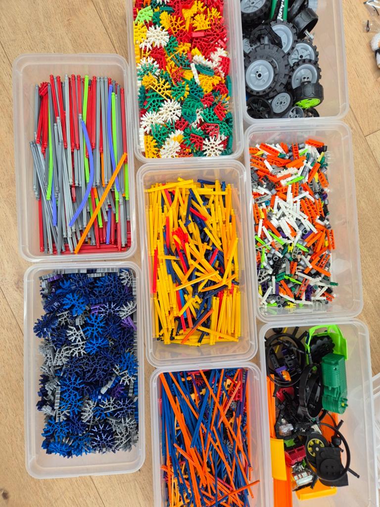 Veel Knex, Ophalen, Gebruikt, K'nex