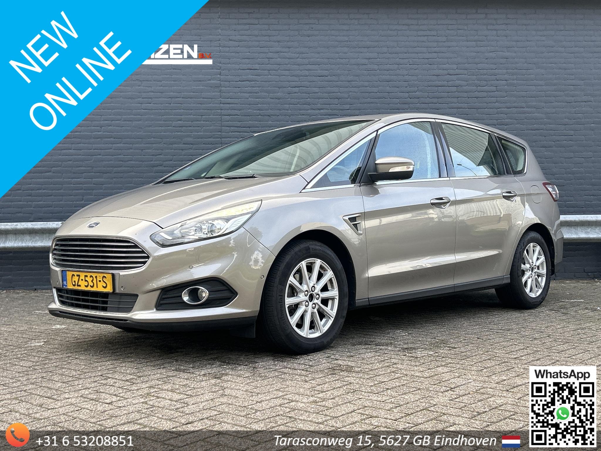 Ford S-Max 1.5 Titanium, Auto's, Voorwielaandrijving, Euro 6, 4 cilinders, Stoelverwarming
