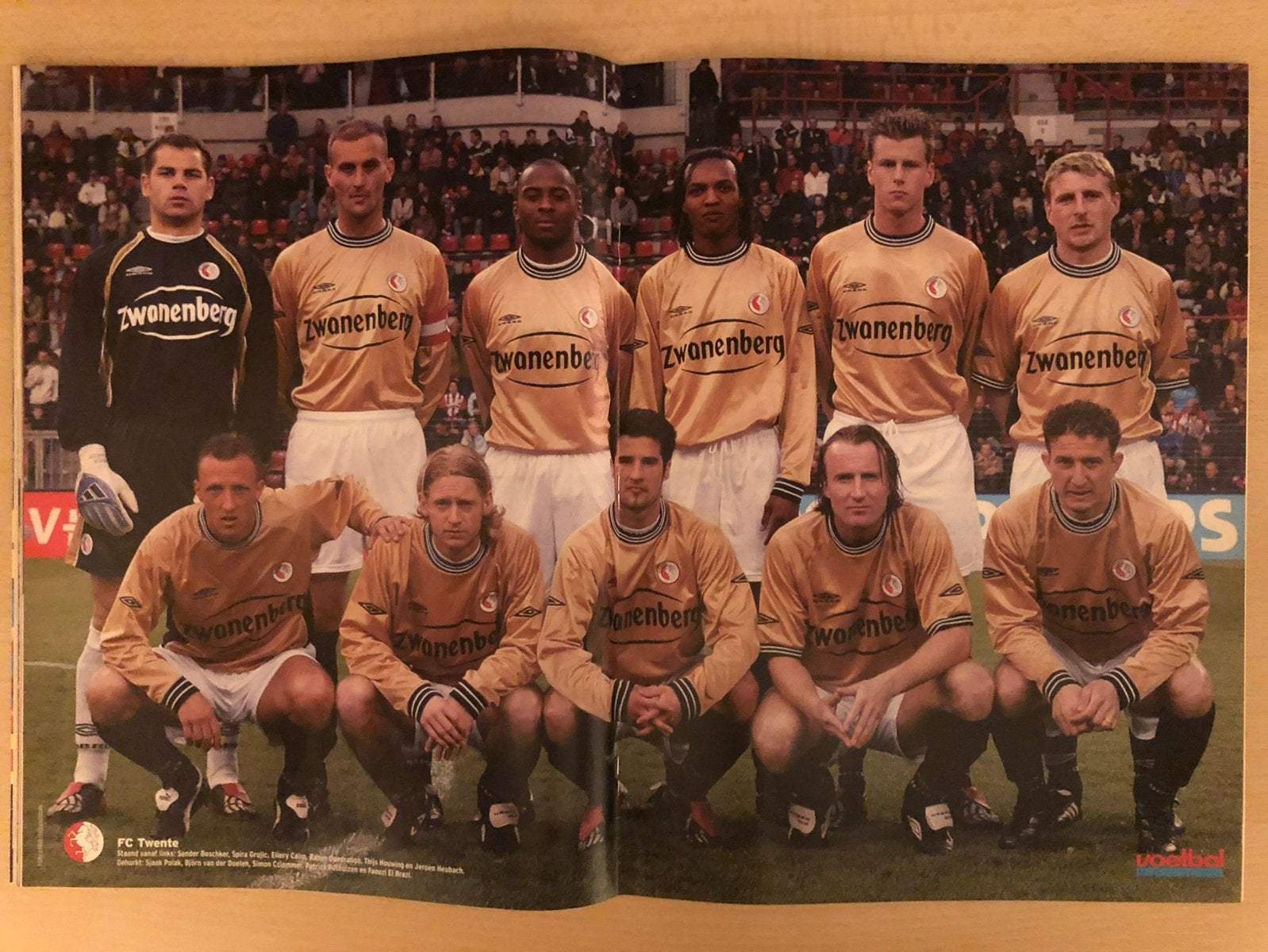 Mooie poster FC Twente Enschede seizoen 2002/2003 - VI, Verzamelen, Sportartikelen en Voetbal, Ophalen of Verzenden, Zo goed als nieuw