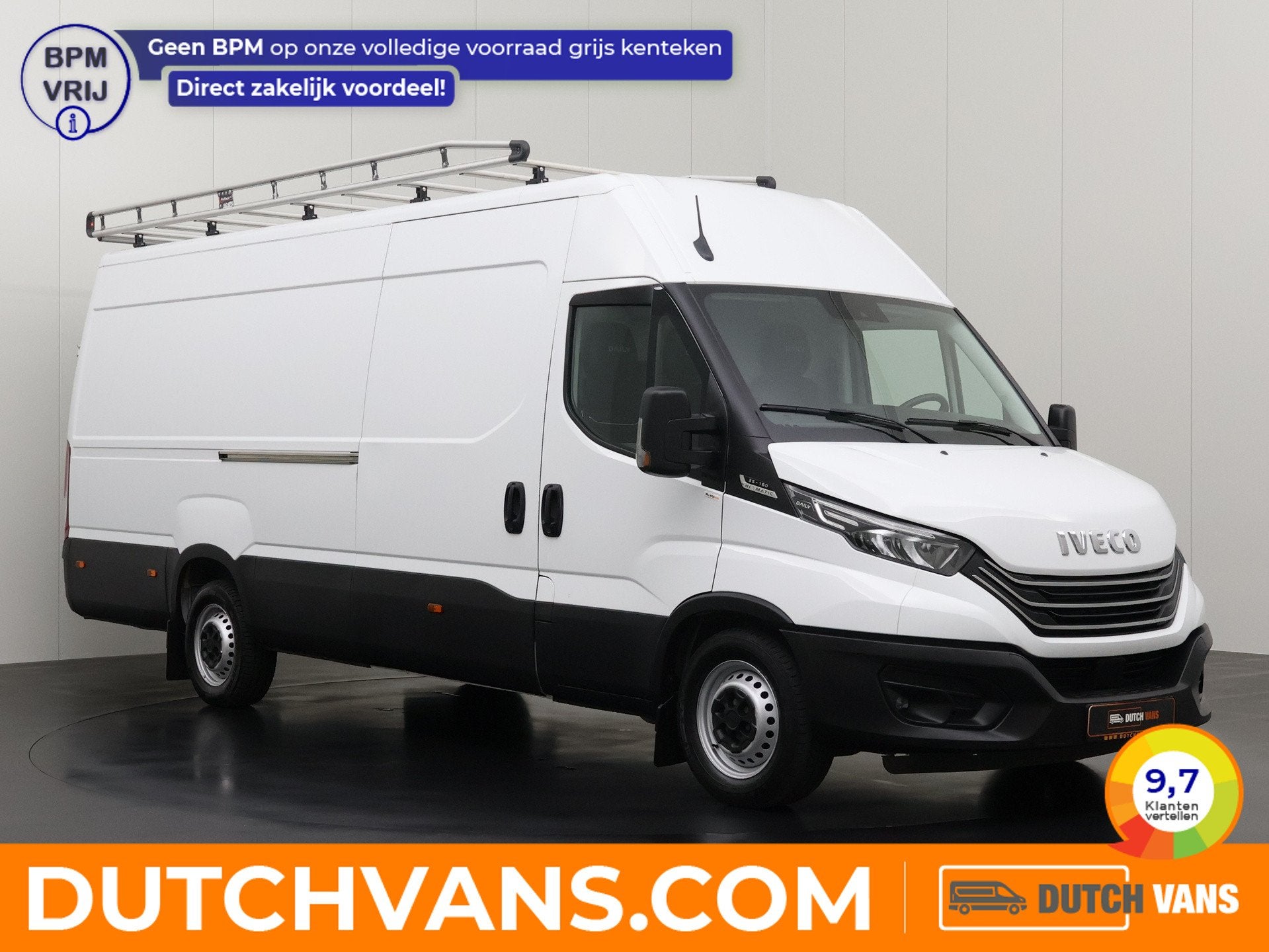 Iveco Daily 35S16 Hi-Matic Automaat L3H2 | LED | Imperiaal |, Auto's, Automaat, Gebruikt, Euro 6, 156 pk