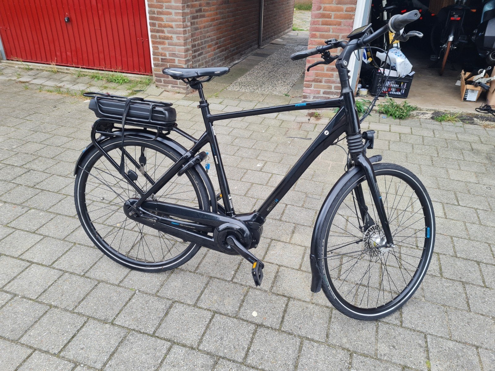 Giant Prime onderdelen: wielen, voorvork accu display motor, Fietsen en Brommers, Wiel, Gebruikt, Elektrische fiets, Ophalen of Verzenden