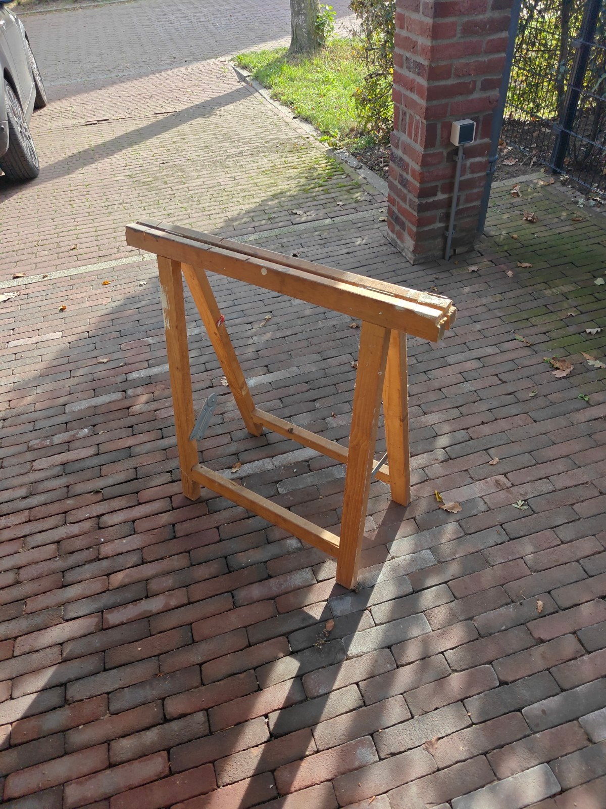 Houten schraag, Ophalen, Gebruikt, 70 tot 120 cm