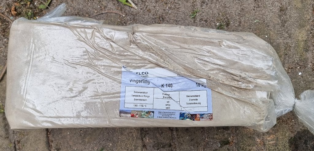 Sibelco Vingerling witte klei, fijne chamotte K 140, Ophalen, Nieuw