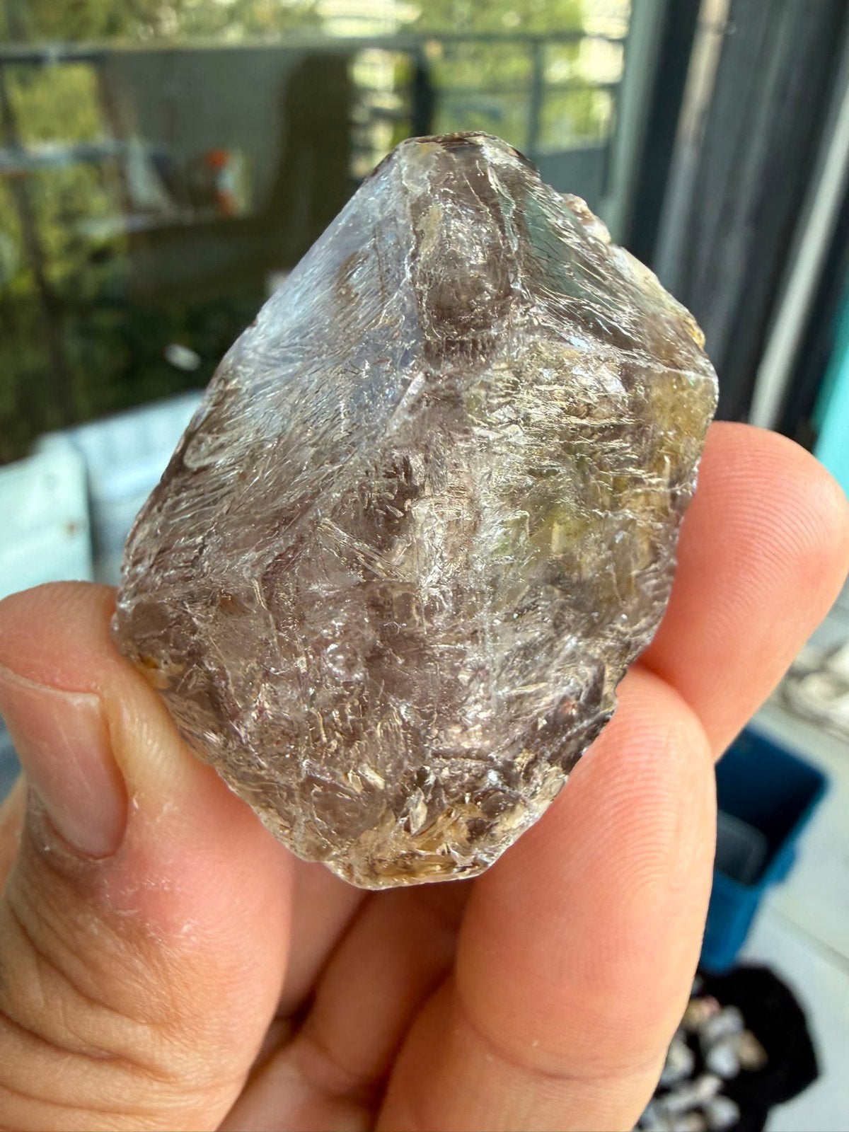 Herkimer Diamant Kwarts met Hematiet N198, Ophalen of Verzenden