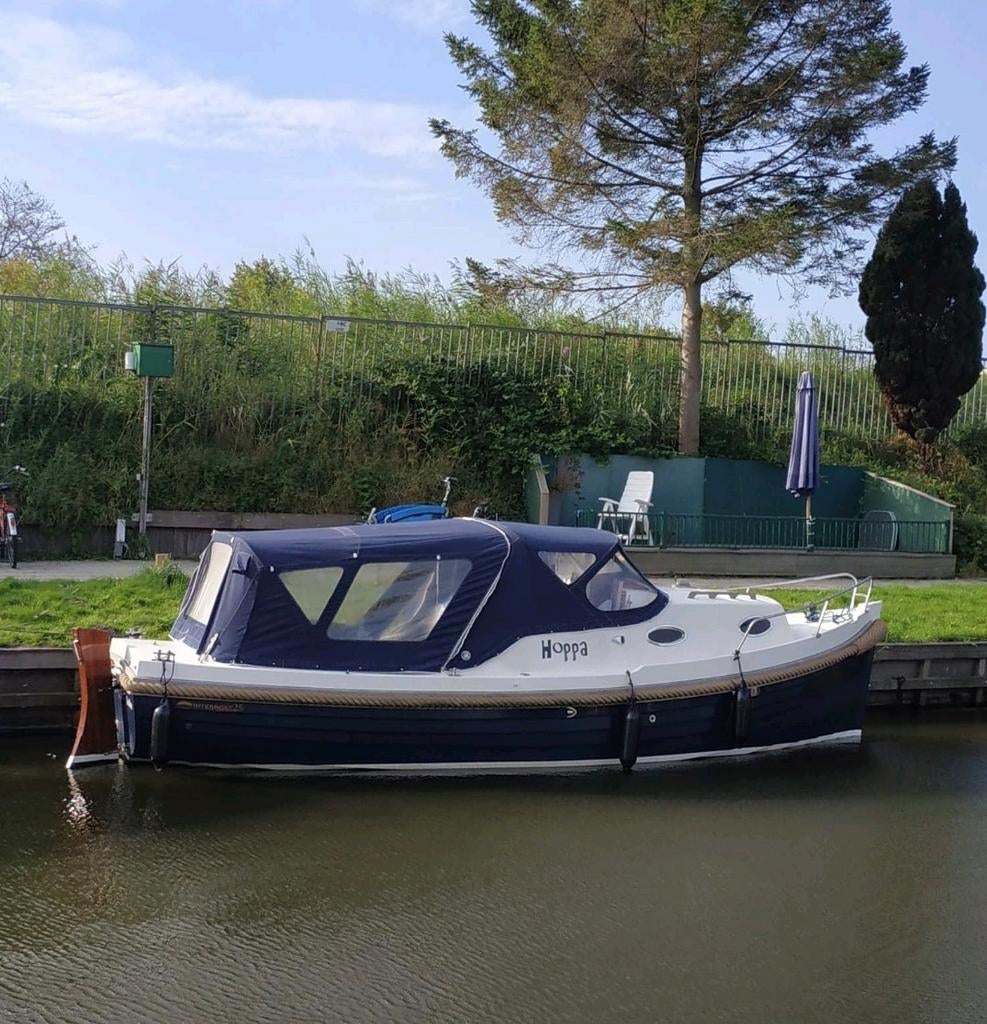 Interboat 25 Cabin, kajuitsloep voor meerdaagse tochten, Ophalen, Gebruikt, Binnenboordmotor, Diesel