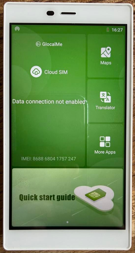 GlocalMe 4G Mobiele WiFi Hotspot - Wit, Ophalen of Verzenden, Zo goed als nieuw, Wit