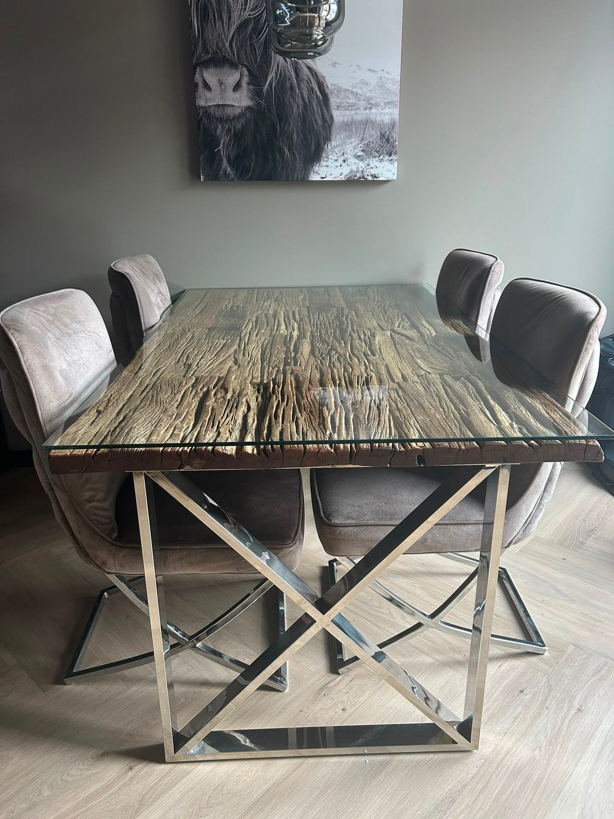 Sleeperwood meubel set te koop, Ophalen, Zo goed als nieuw, 4 tot 6 stoelen